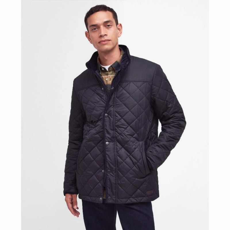 Barbour Brendon Mens Quilted Jacket - Navy Shop the Savings