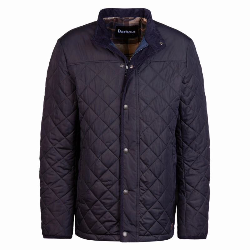Save Today Only Price Drop Alert Barbour Brendon Mens Quilted Jacket - Navy