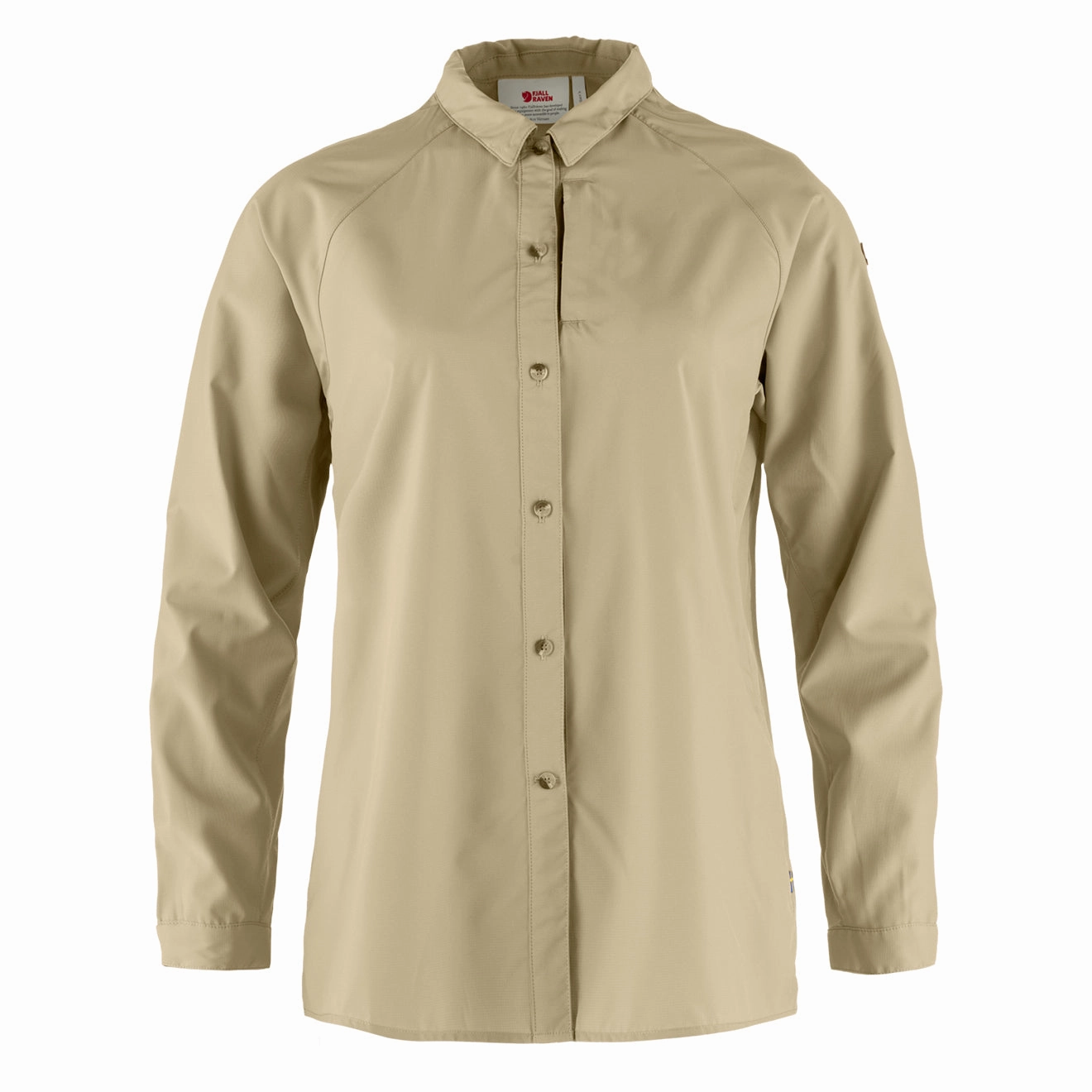 Fjallraven Womens Abisko Hike Shirt Fossil Hot Deal Alert