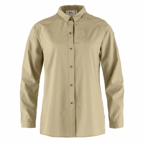 Fjallraven Womens Abisko Hike Shirt Fossil Hot Deal Alert
