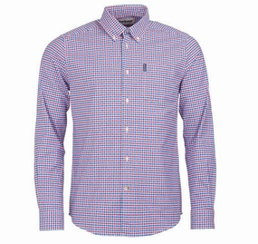 Exclusive Online Discount Flash Deal Alert Barbour Gingham 11 Tailored Mens Shirt - Red