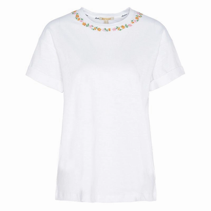 Mega Savings Now Trending Offer Today Barbour Longfield Ladies T-Shirt - White
