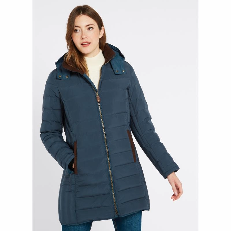 Dubarry Ballybrophy Ladies Down Coat - Steel Shop Today Save Clearance Blowout