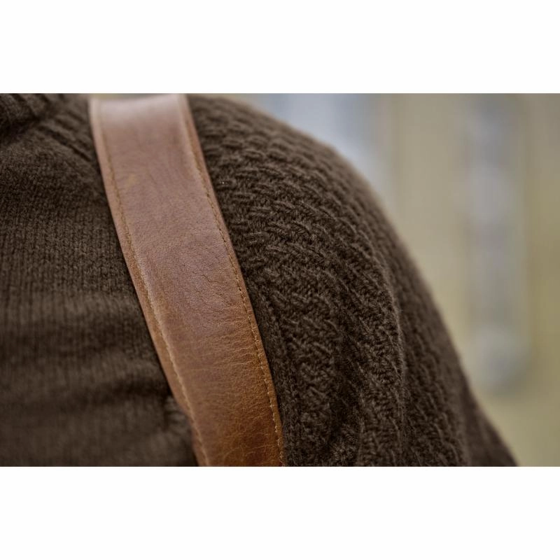 Harkila Vincent Merino Mens 1/4 Zip Jumper - Demitasse Brown Instant Deal Today Price Slash Today