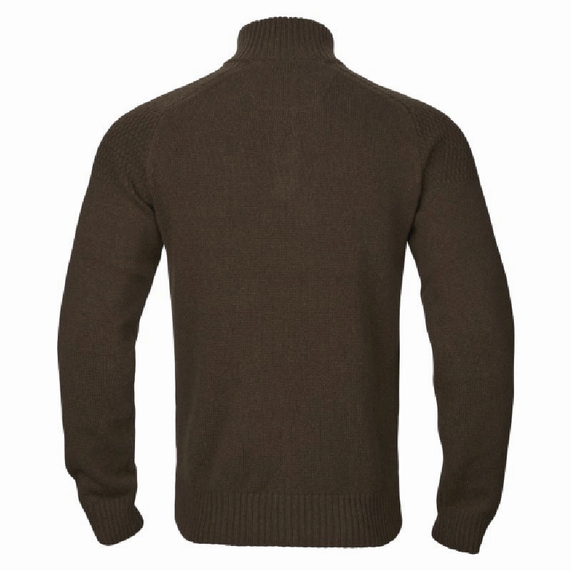 Harkila Vincent Merino Mens 1/4 Zip Jumper - Demitasse Brown Best Deal Online Hot Picks Today