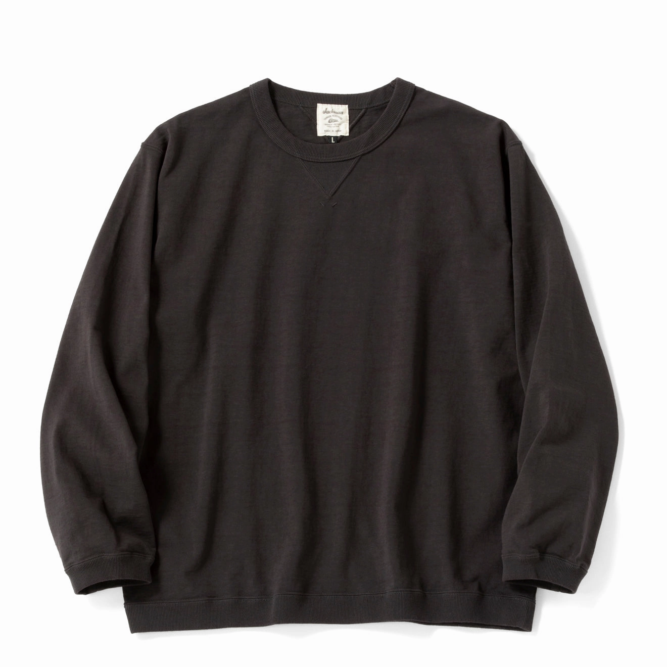 Jackman Dotsume Rib L/S T-Shirt Ink Black Shop Save Big
