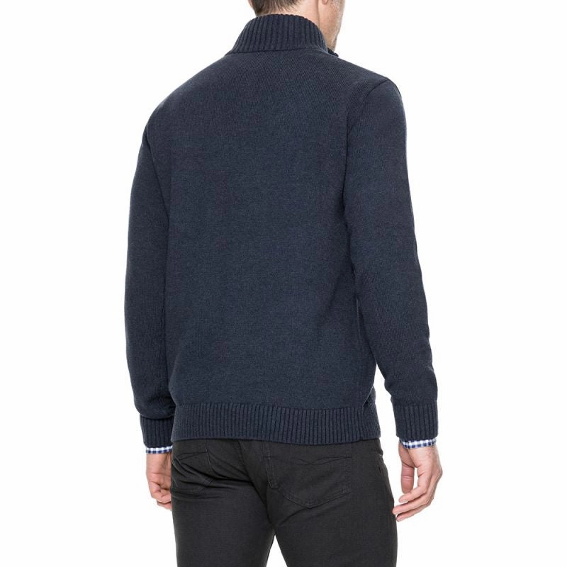 Rodd & Gunn Merrick Bay Mens 1/4 Zip Jumper  - Ink Clearance Event Alert Deal Frenzy Today