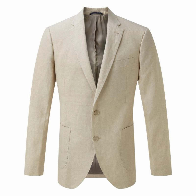 Online Exclusive Steal Schoffel Linen Mens Blazer - Stone