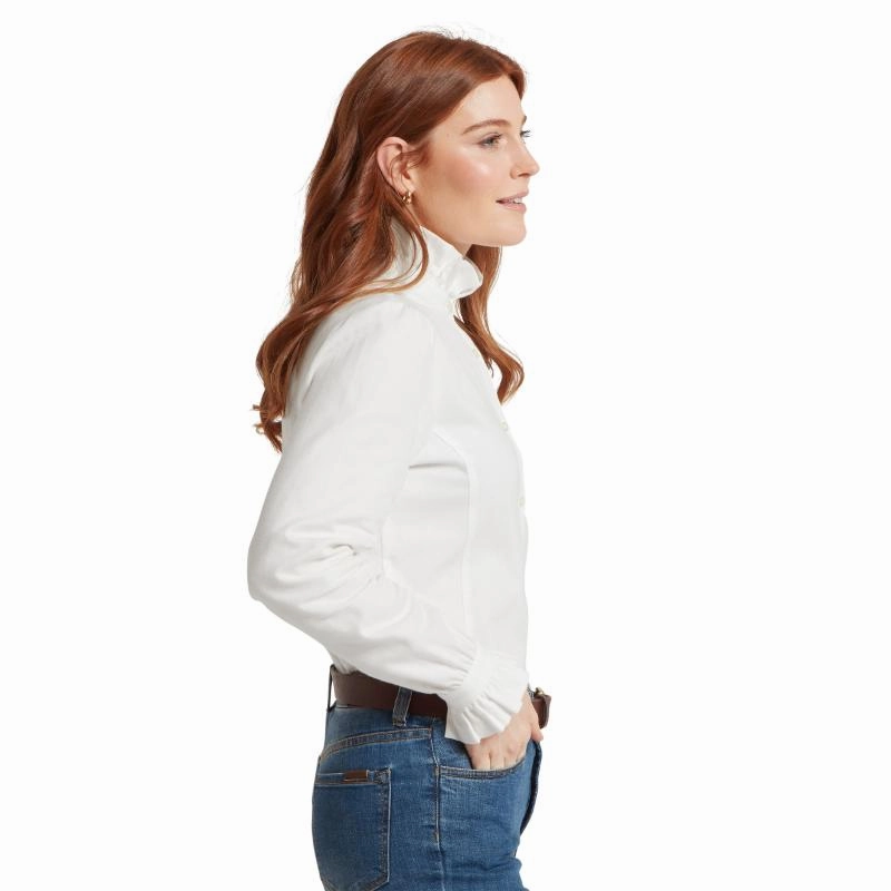 Schoffel Sheringham Ladies Cotton Shirt - White Price Drop Frenzy Online Exclusive Steal