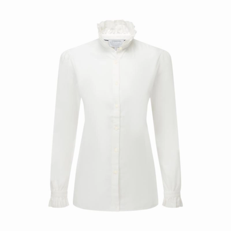 Sale Ending Soon Schoffel Sheringham Ladies Cotton Shirt - White