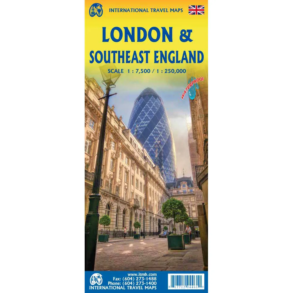 Itmb London & Southeast England Map Save Big Today