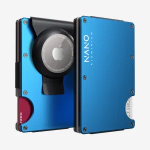 Dont Miss Out Airtag Money Clip Wallet (Velocity Blue)