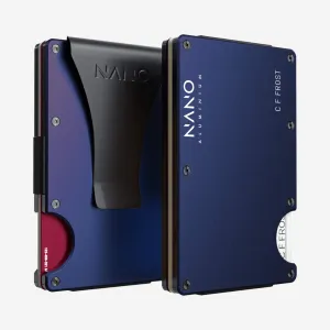 Personalised Money Clip Wallet (Skyfall Navy) Last Chance Offer
