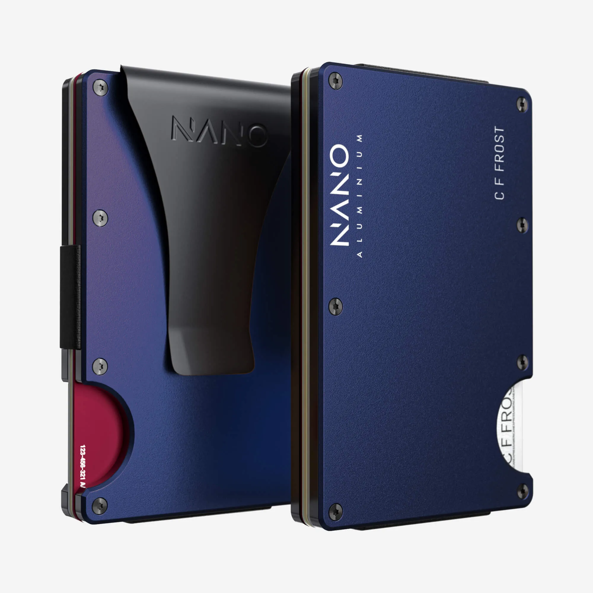 Personalised Money Clip Wallet (Skyfall Navy) Last Chance Offer