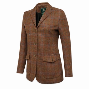 Save Big Online Hot Offer Ending Soon Beretta Womens St James Jacket Brown / Blue Check