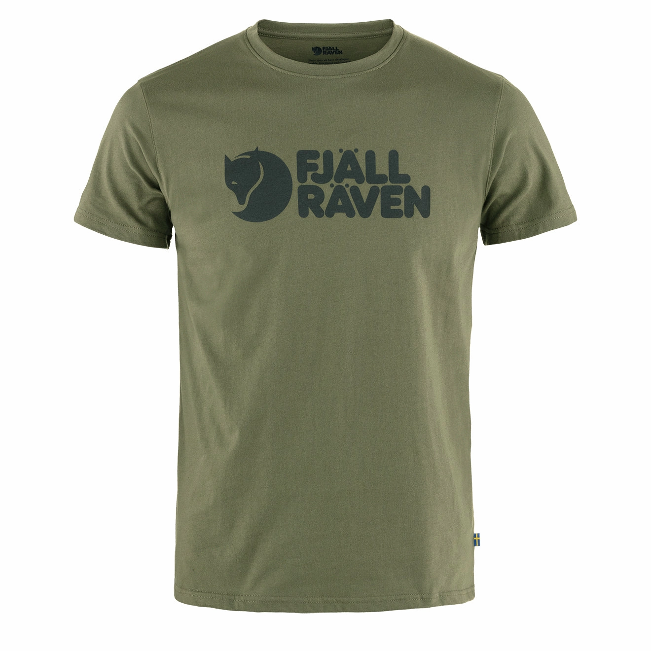 Clearance Alert Now Last Chance Steal Fjallraven Logo T-Shirt Laurel Green