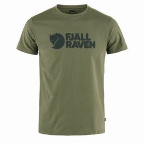 Clearance Alert Now Last Chance Steal Fjallraven Logo T-Shirt Laurel Green
