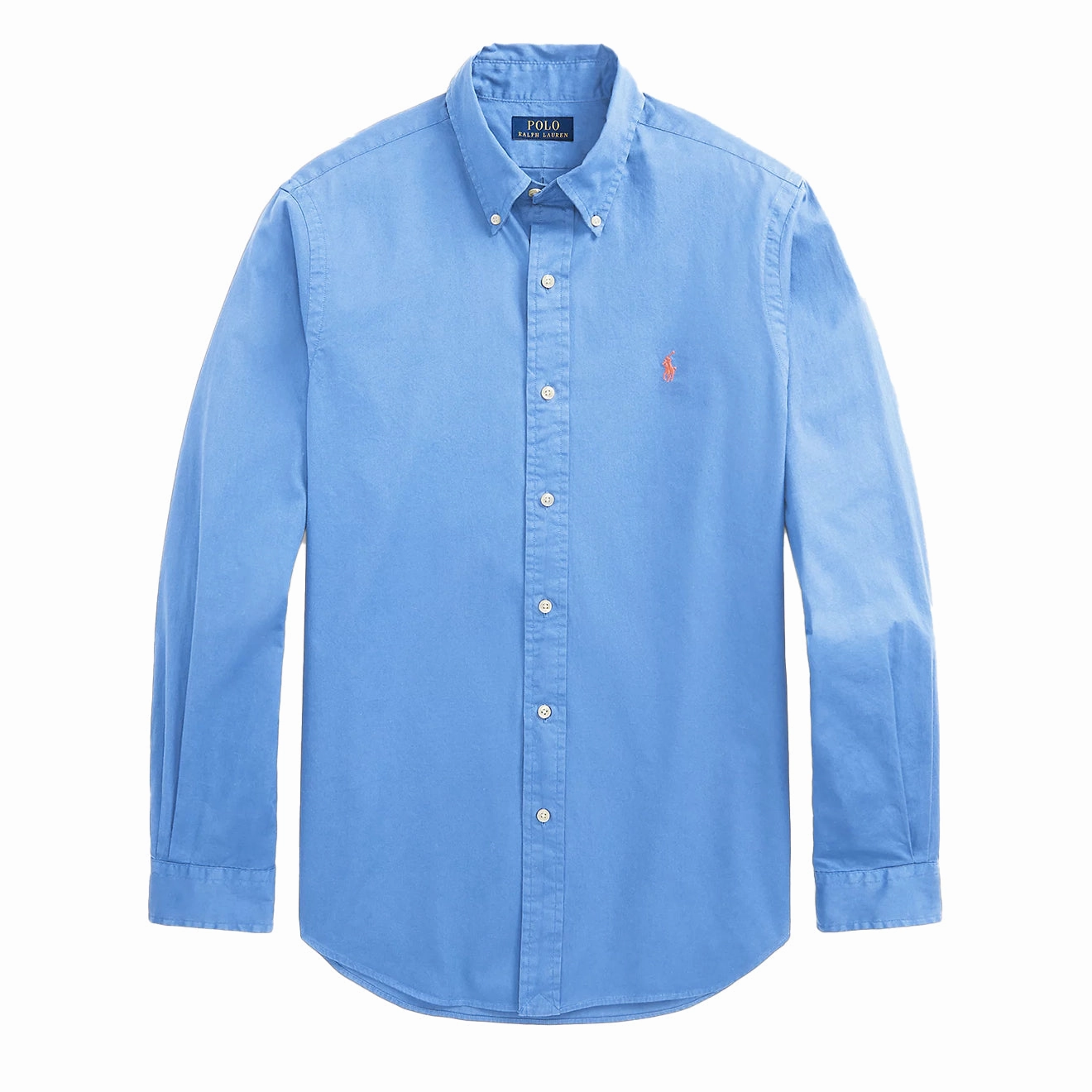 Clearance Sale Now Hot Offer Inside Polo Ralph Lauren Garment Dyed Chino L/S Shirt Camp Blue