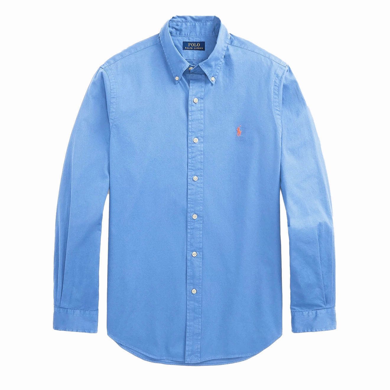 Polo Ralph Lauren Garment Dyed Chino L/S Shirt Camp Blue Surprise Offer Now Today Only Offer