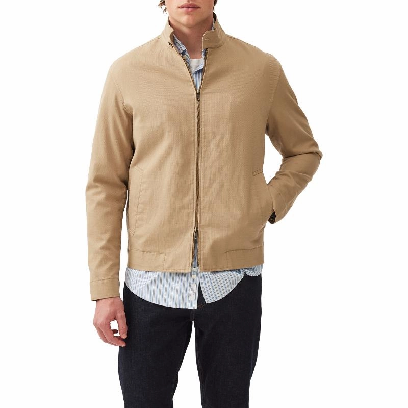 Rodd & Gunn Almadale Mens Jacket - Tan Best Price Online Shop the Savings