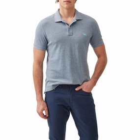 Unmissable Deal Today Rodd & Gunn Gunn Mens Polo Shirt - Steel Blue