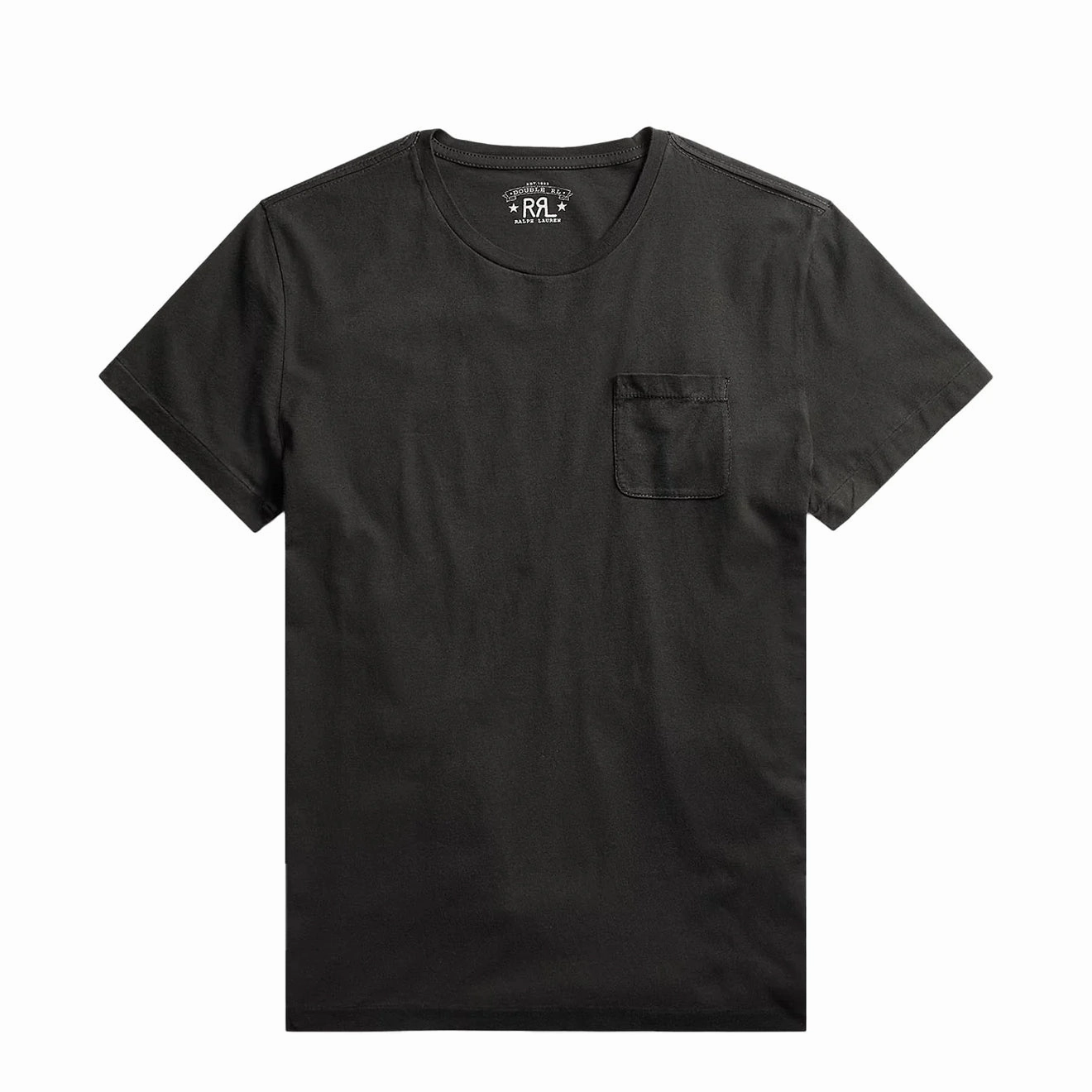 Rrl By Ralph Lauren Jersey Pocket T-Shirt Faded Black Canvas Flash Pick Today Limited Time Sale