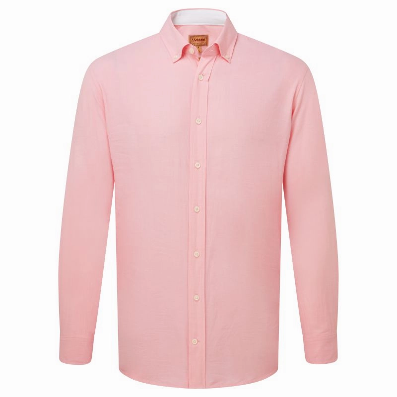 Schoffel Titchwell Tailored Fit Lightweight Mens Shirt - Flamingo Online Deal Frenzy