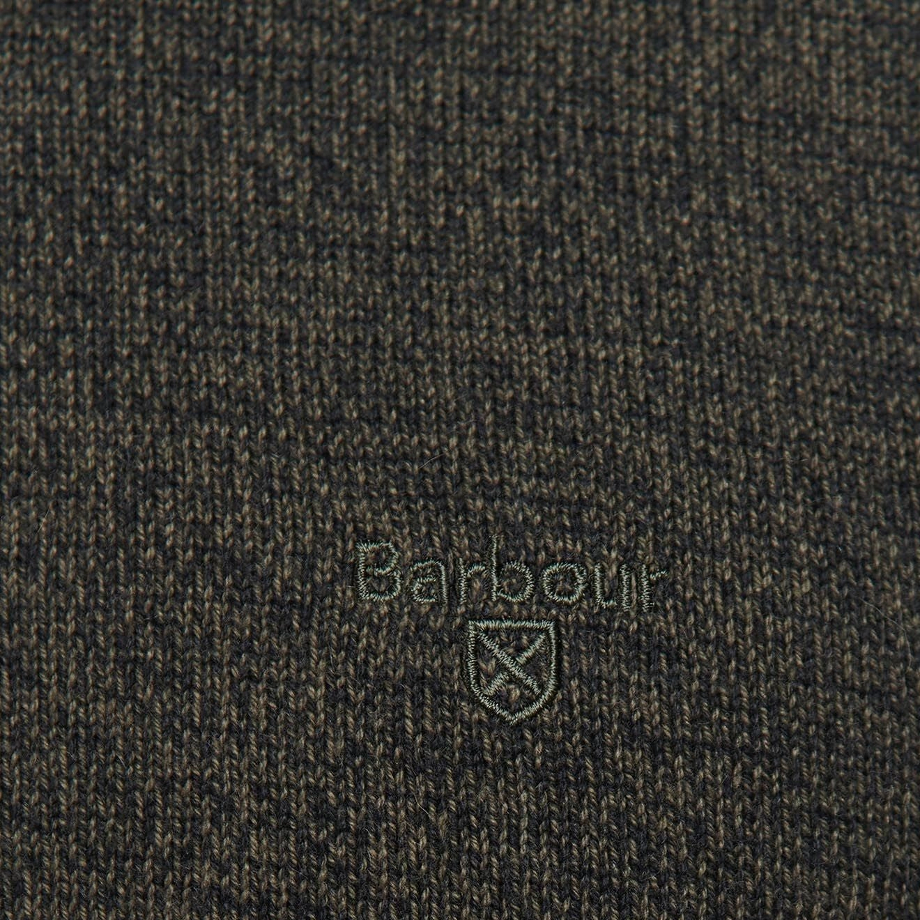 Trending Now Discount Clearance Sale Barbour Firle Crew Jumper Olive Marl