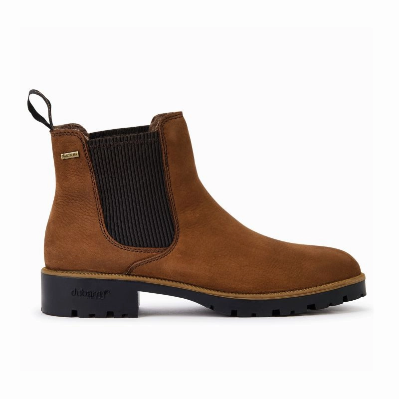 Dubarry Kilcommon Gore-Tex Ladies Waterproof Chelsea Boot - Walnut Hot Pick Sale Shop Grab Now