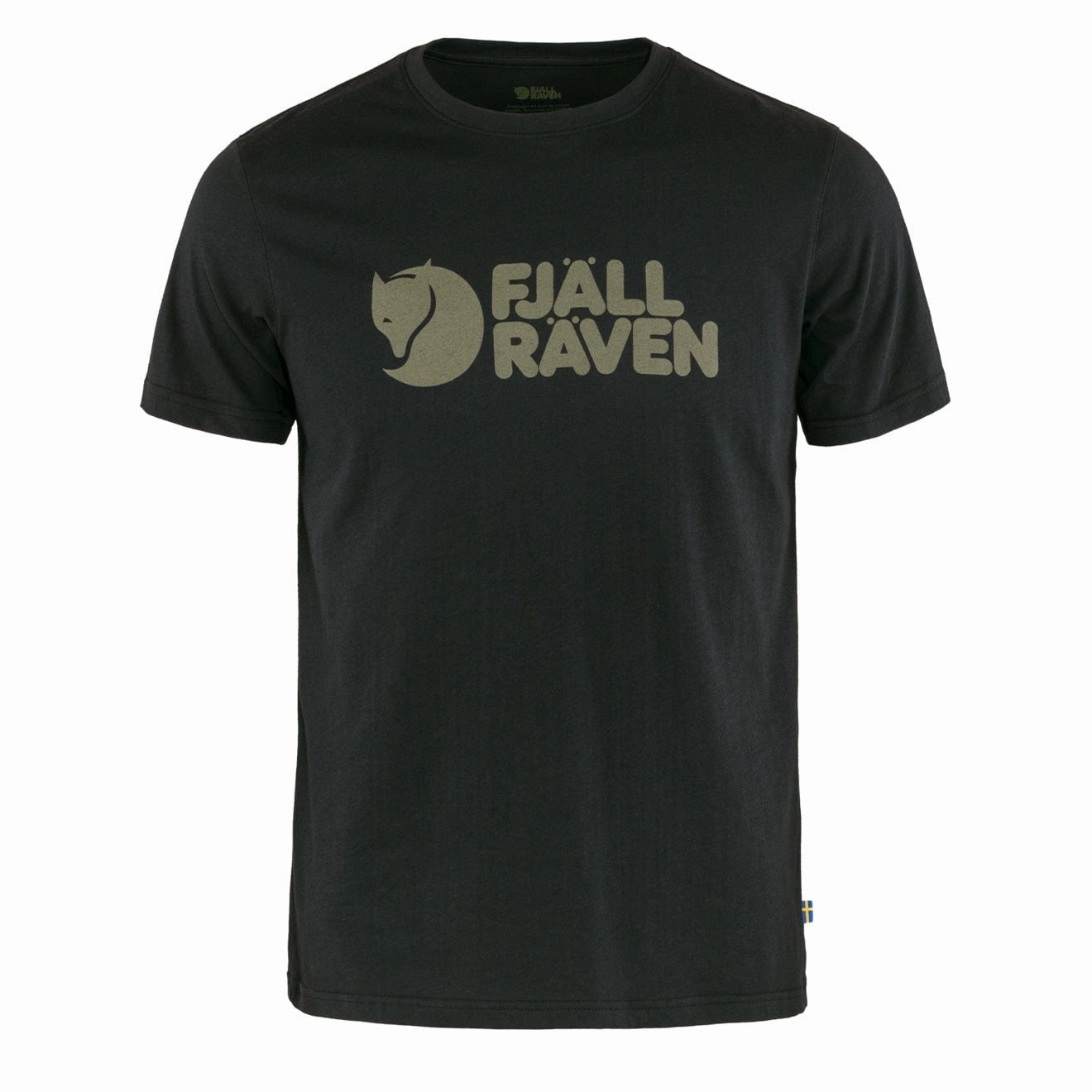 Fjallraven Logo T-Shirt Black Daily Special Offer