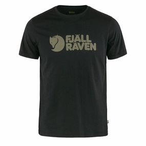 Hot Discount Deal Shop Save Big Fjallraven Logo T-Shirt Black