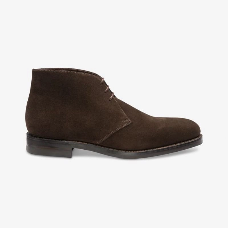 Exclusive Online Discount Grab It Before Gone Loake Pimlico Suede Chukka Boot - Dark Brown