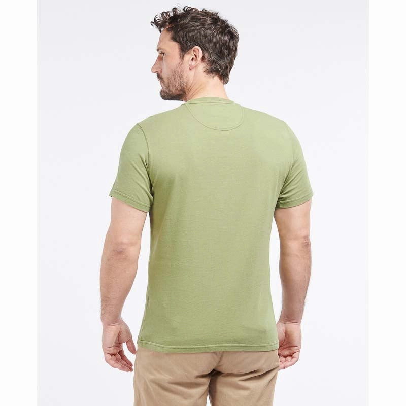 Today Only Discount Alert Barbour Essential Sports Mens T-Shirt - Burnt Olive