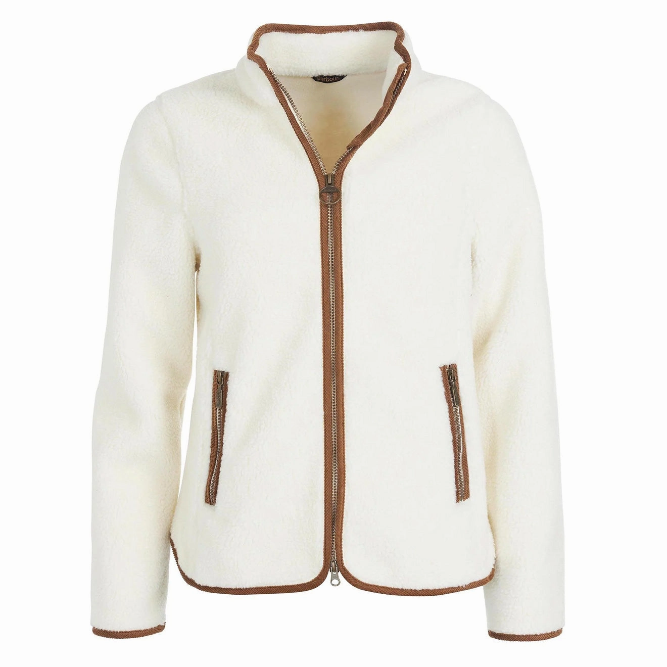 Barbour Womens Lavenham Fleece Winter Pearl / Classic Todays Hot Savings Steal the Deal Now