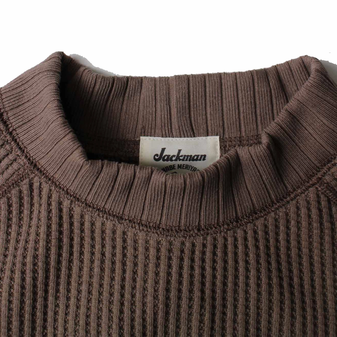 Jackman Waffle Mid-Neck Taupe Shop Hot Picks Price Slash Today
