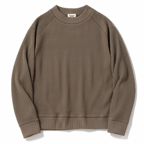 Jackman Waffle Mid-Neck Taupe Gift Ideas Galore Special Deals Online
