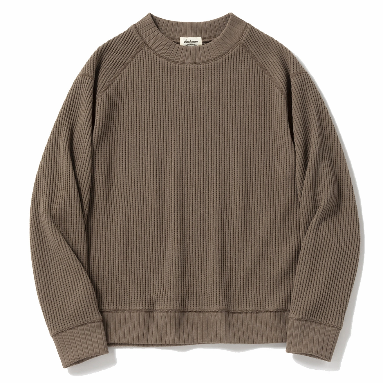Jackman Waffle Mid-Neck Taupe Flash Sale Alert Best Price Today