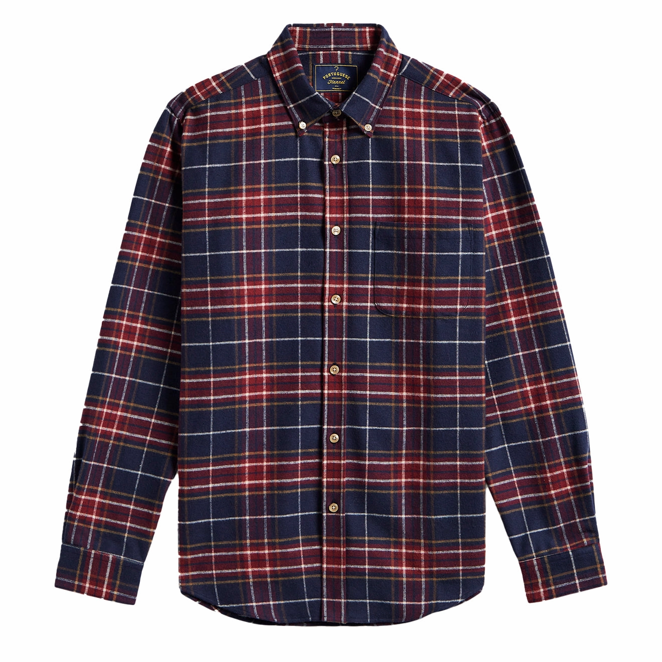 Special Surprise Sale Portuguese Flannel Station Shirt Blue / Red
