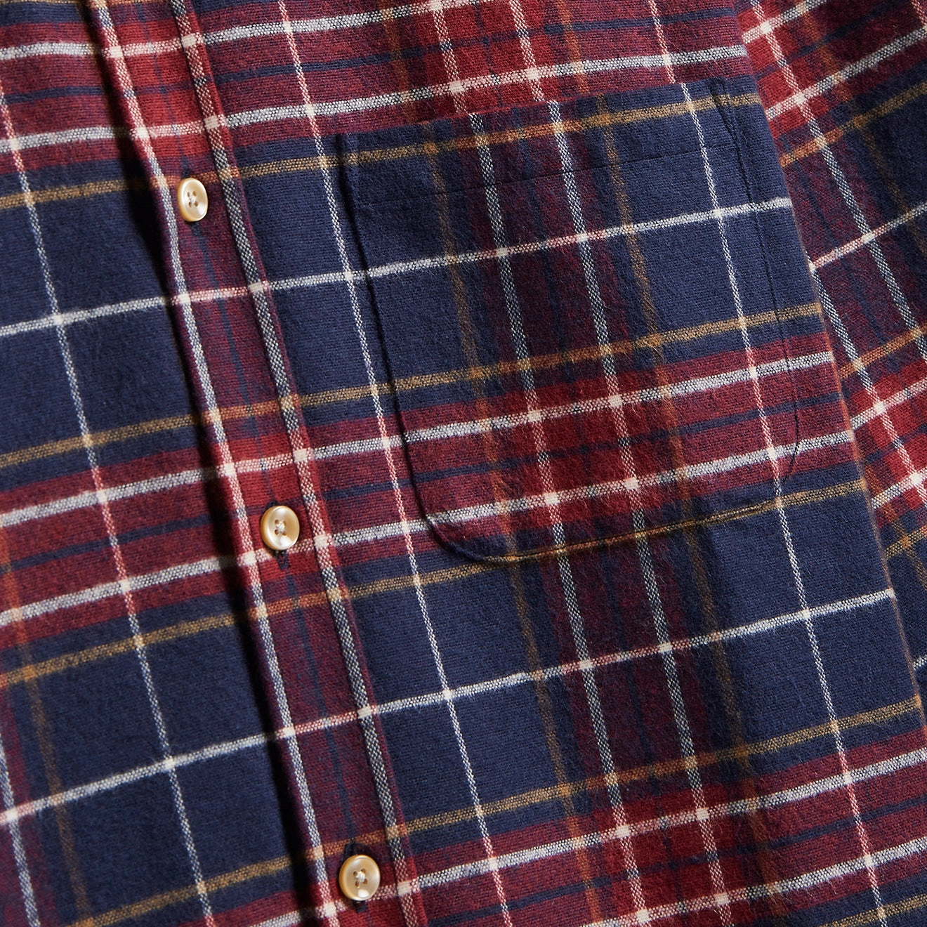 Grab Your Deal Today Portuguese Flannel Station Shirt Blue / Red