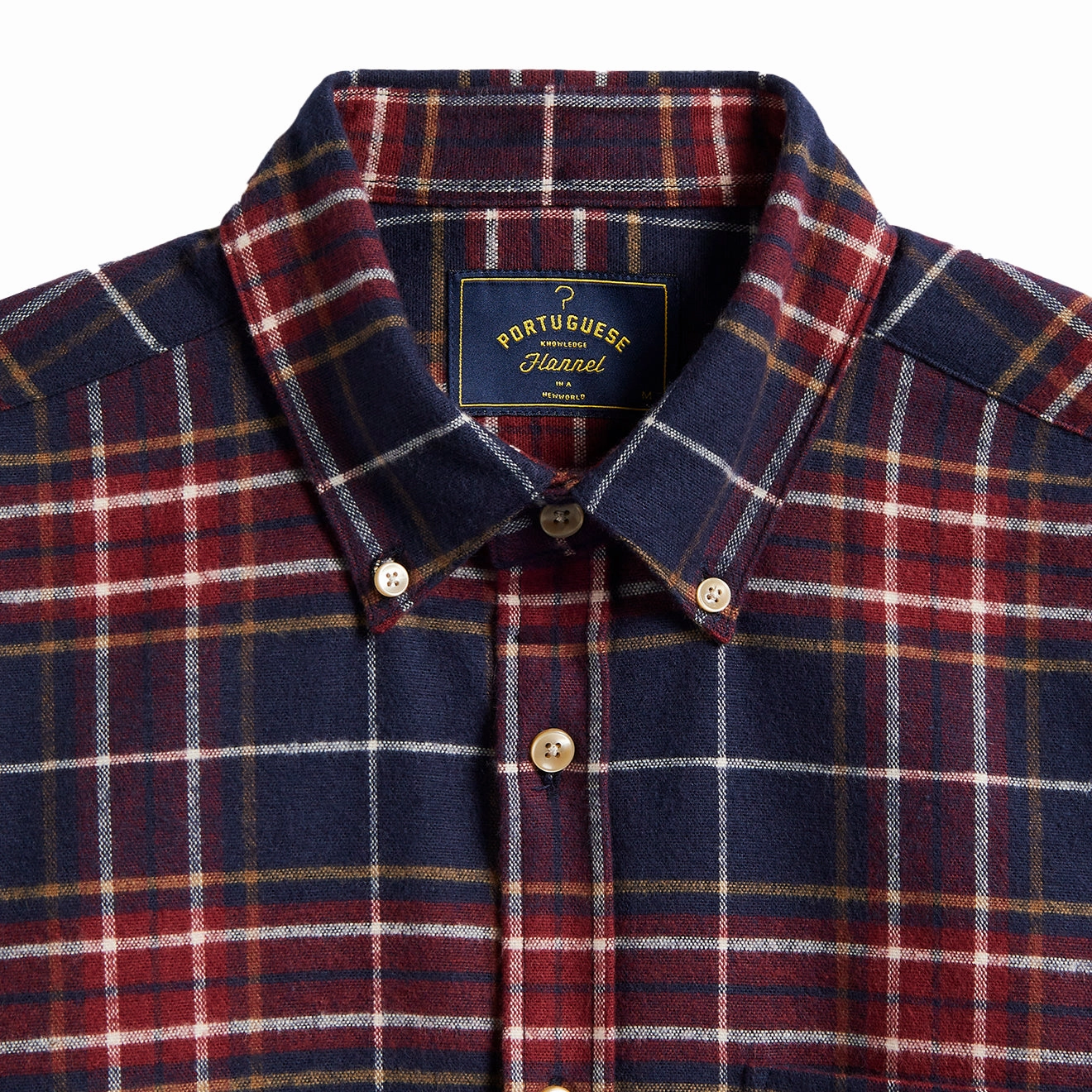 Portuguese Flannel Station Shirt Blue / Red Grab Your Savings