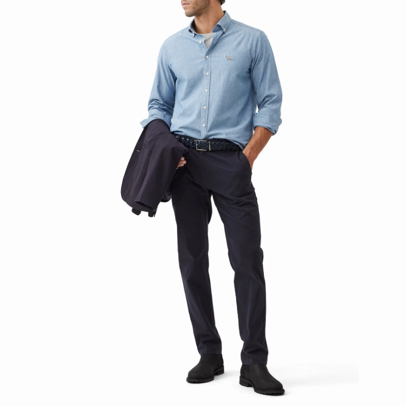 Rodd & Gunn Kirklands Mens Shirt - Chambray Gift Sale Event