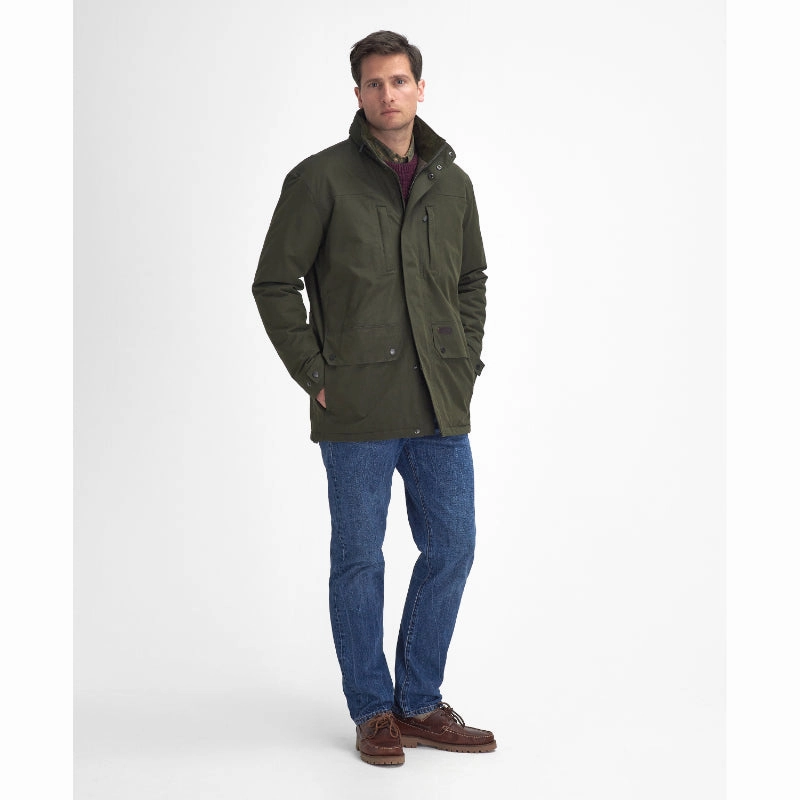 Barbour Cranston Mens Waterproof Jacket - Olive Grab Your Savings Clearance Event Alert