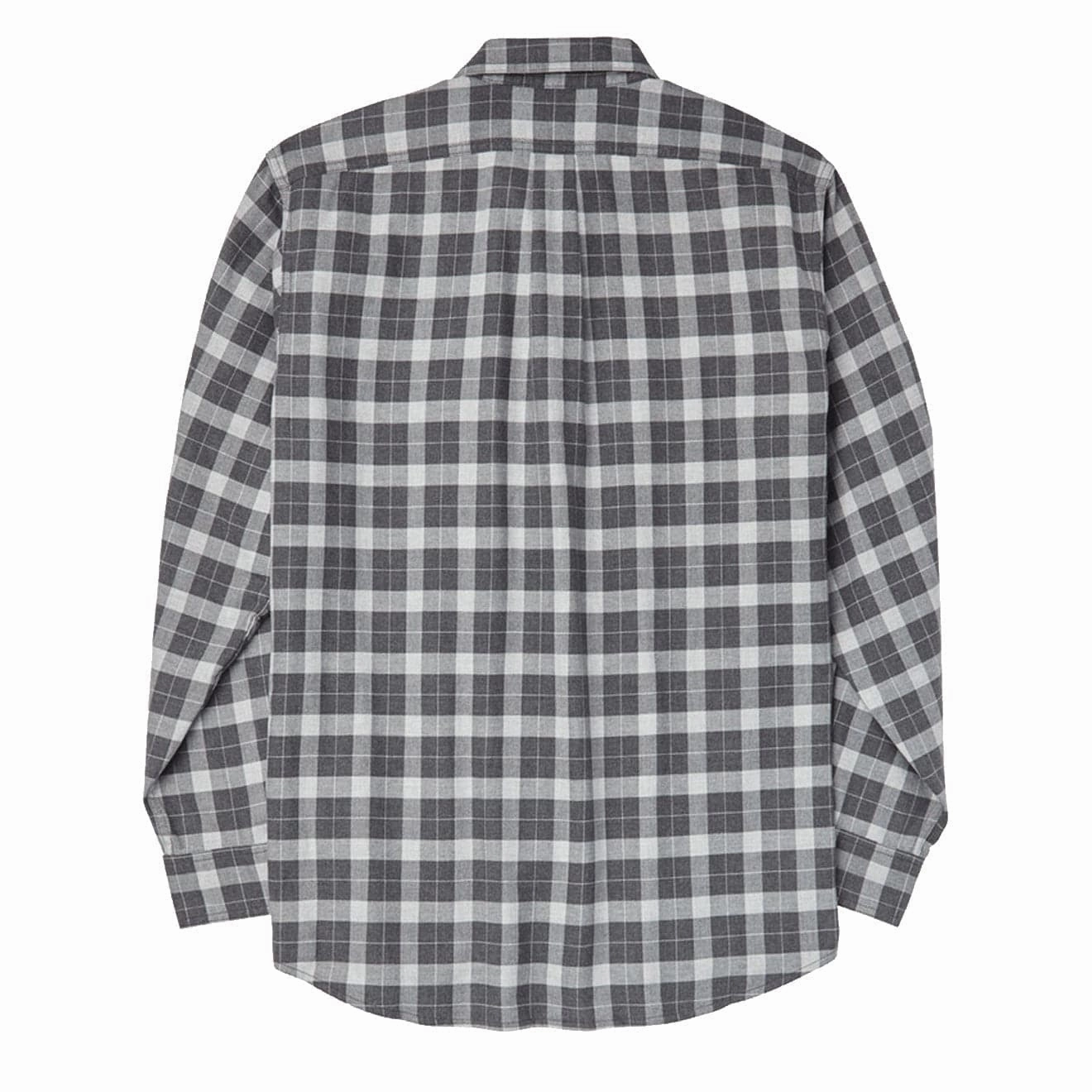 Filson Lightweight Alaskan Guide Shirt Heather Grey Plaid Today Only Discount Limited Stock Offer