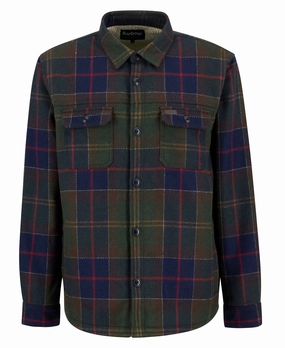 Price Drop Alert MustHave Clearance Barbour Willberry Regular Brushed Check Mens Overshirt - Classic Tartan