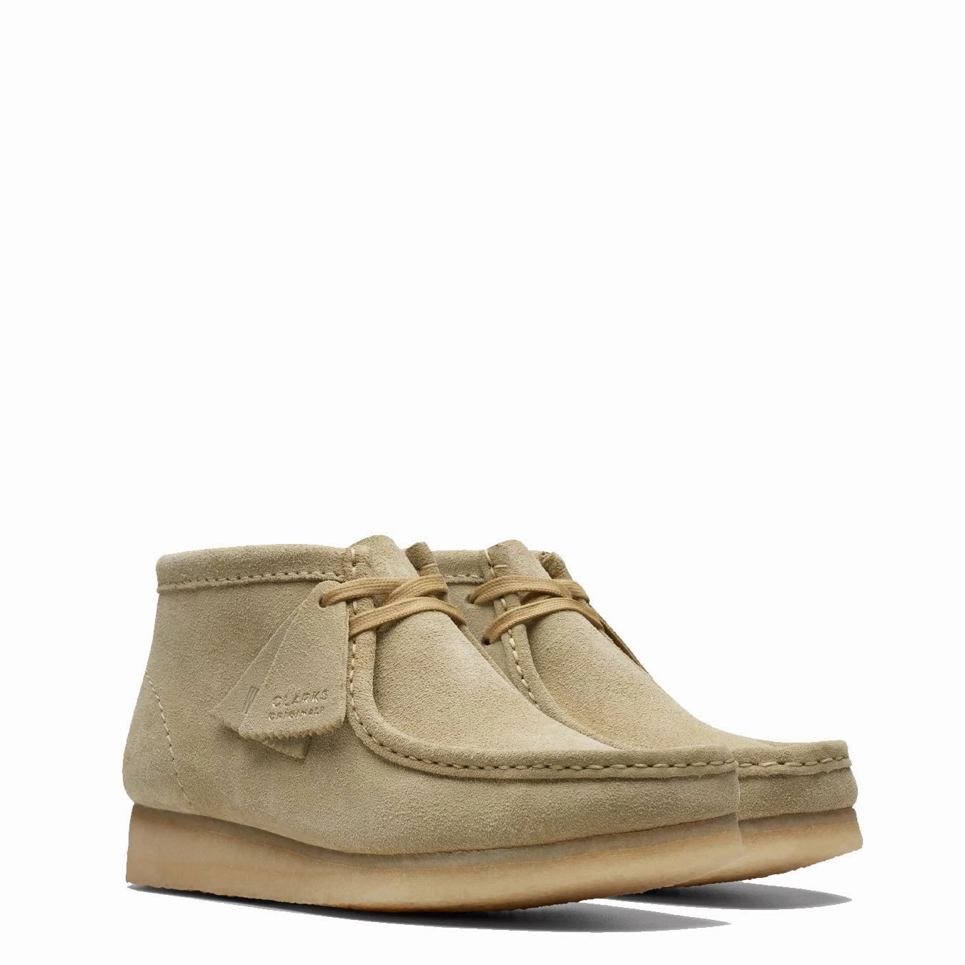 Save Today Event Clarks Originals Womens Wallabee Boot Maple Suede