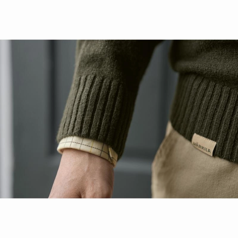 Grab Your Hot Pick Harkila Vincent Merino Mens V-Neck Jumper - Rosin