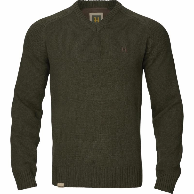 Flash Sale Alert Now Sale Ending Soon Harkila Vincent Merino Mens V-Neck Jumper - Rosin