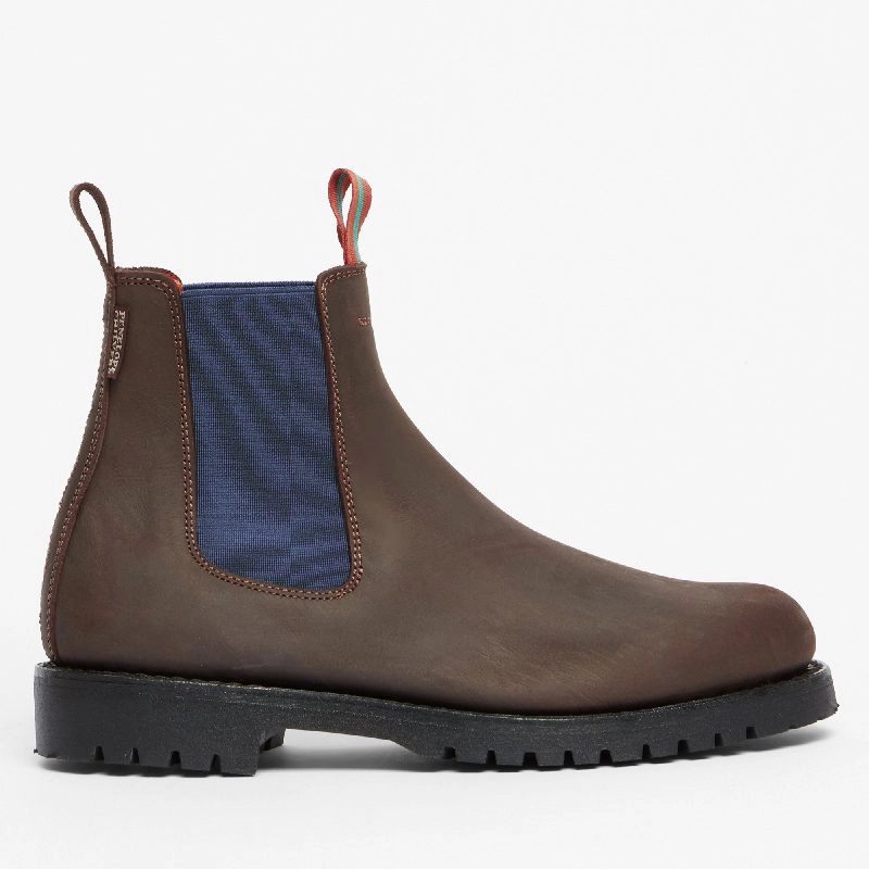 Clearance Blowout Online Exclusive Offer Penelope Chilvers Nelson Ladies Leather Ankle Boot - Brown/Blue