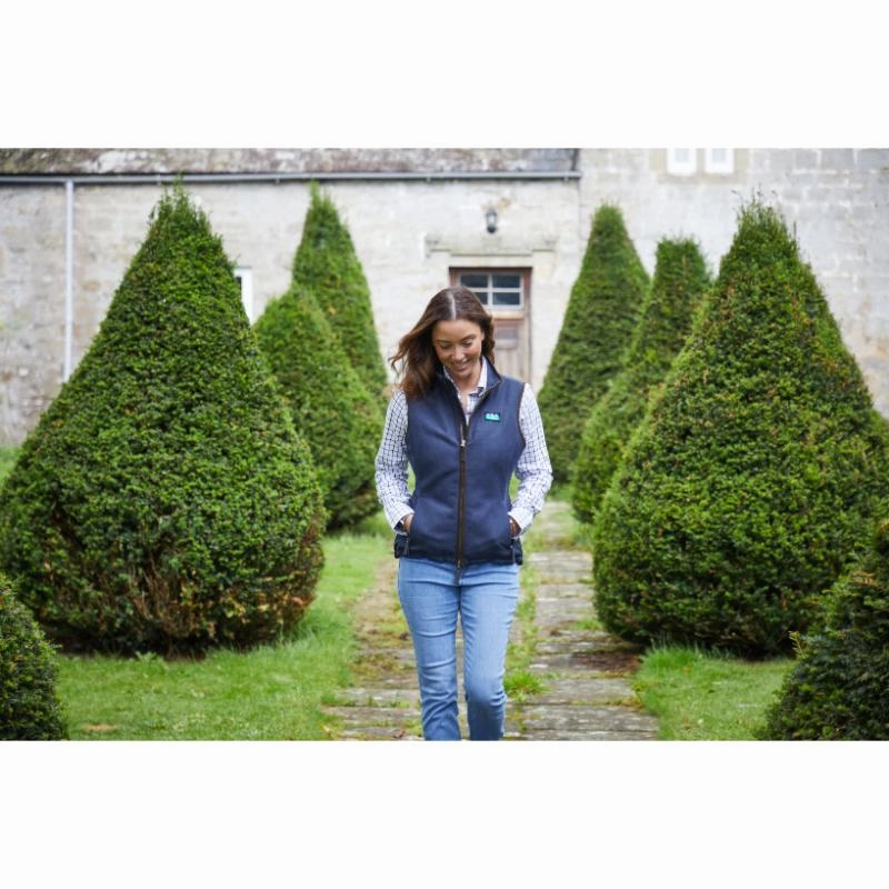 Ridgeline Monarch Ladies Knitted Gilet - Navy Hot Savings Alert Hot Sale Frenzy