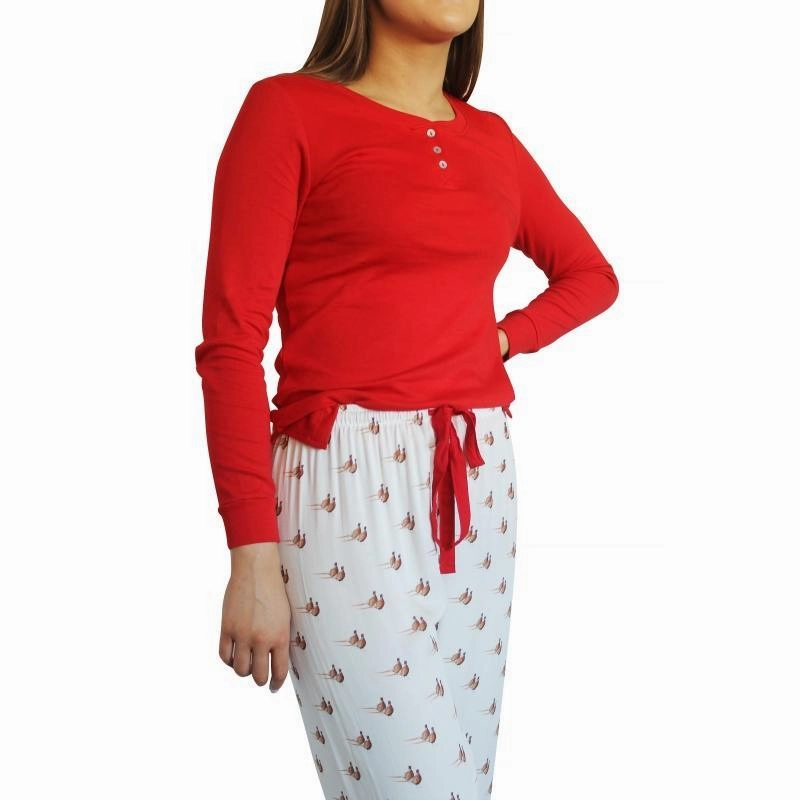 Shop Todays Picks Trending Offer Today William Powell Ladies Pyjama Set - Pheasants